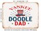 DECORATIVE METAL SIGN - Yankee Doodle Dad - Vintage Rusty Look